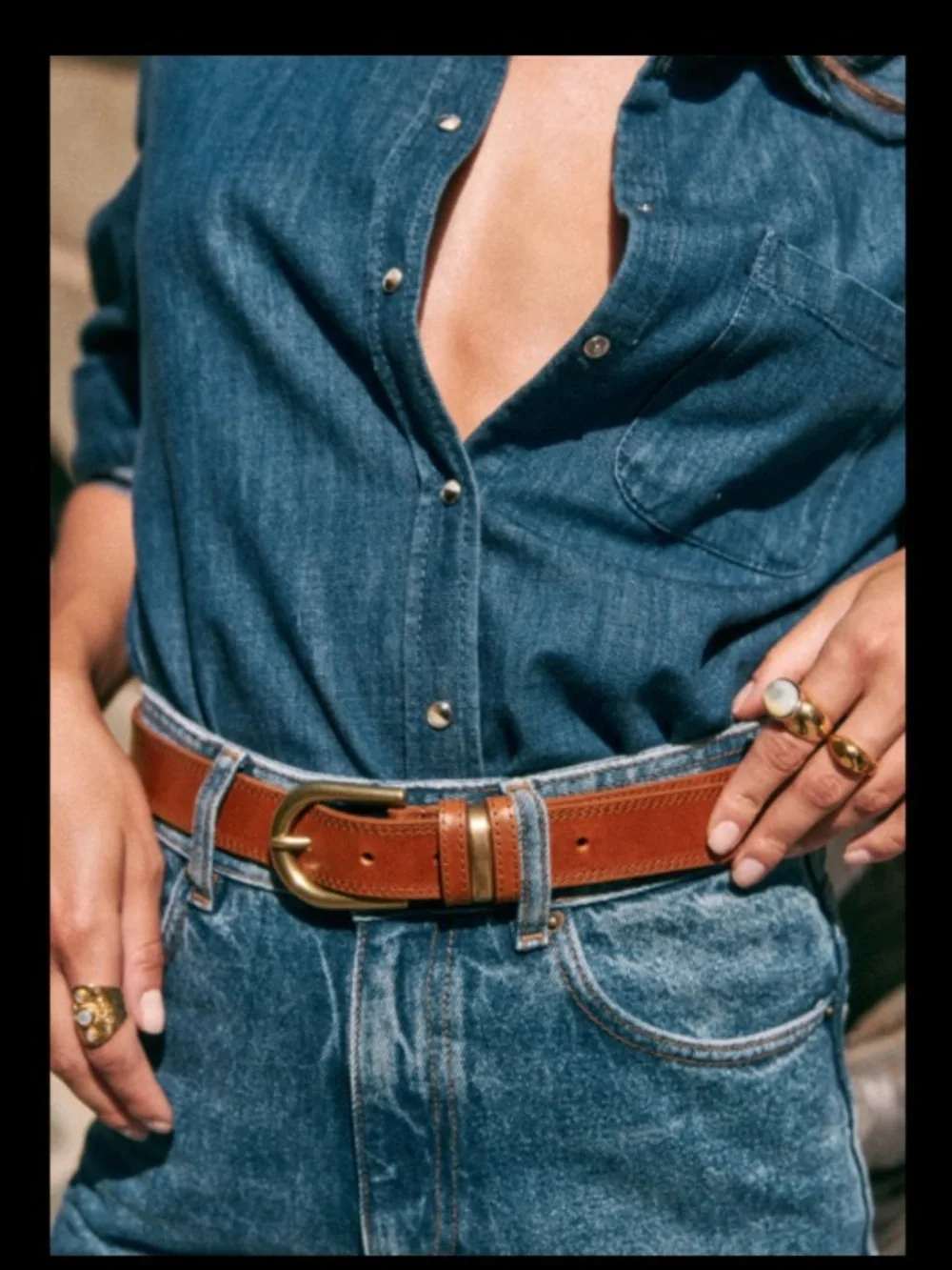 Sezane Denim Tomboy. - Picture 4 of 10